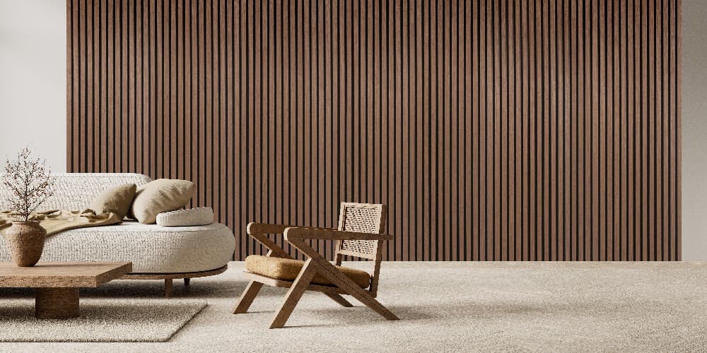 Fibrotech pannello decorativo fonoassorbente 3D Walnut noce – Leroy Merlin