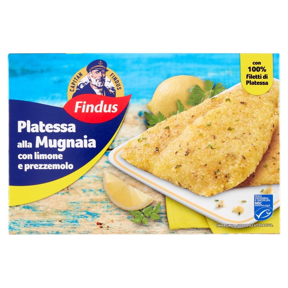 Capitan Findus Filetti di platessa alla Mugnaia o impanata o Cacciucco surgelati 250 g / 450 g in offerta da Iper La grande i