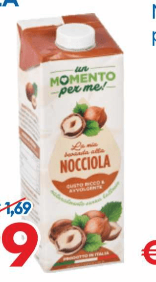 Bevanda alla Nocciola 1 L in offerta da MD