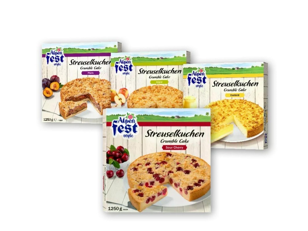 Streuselkuchen 400 g confezione Alpenfest in offerta da Lidl
