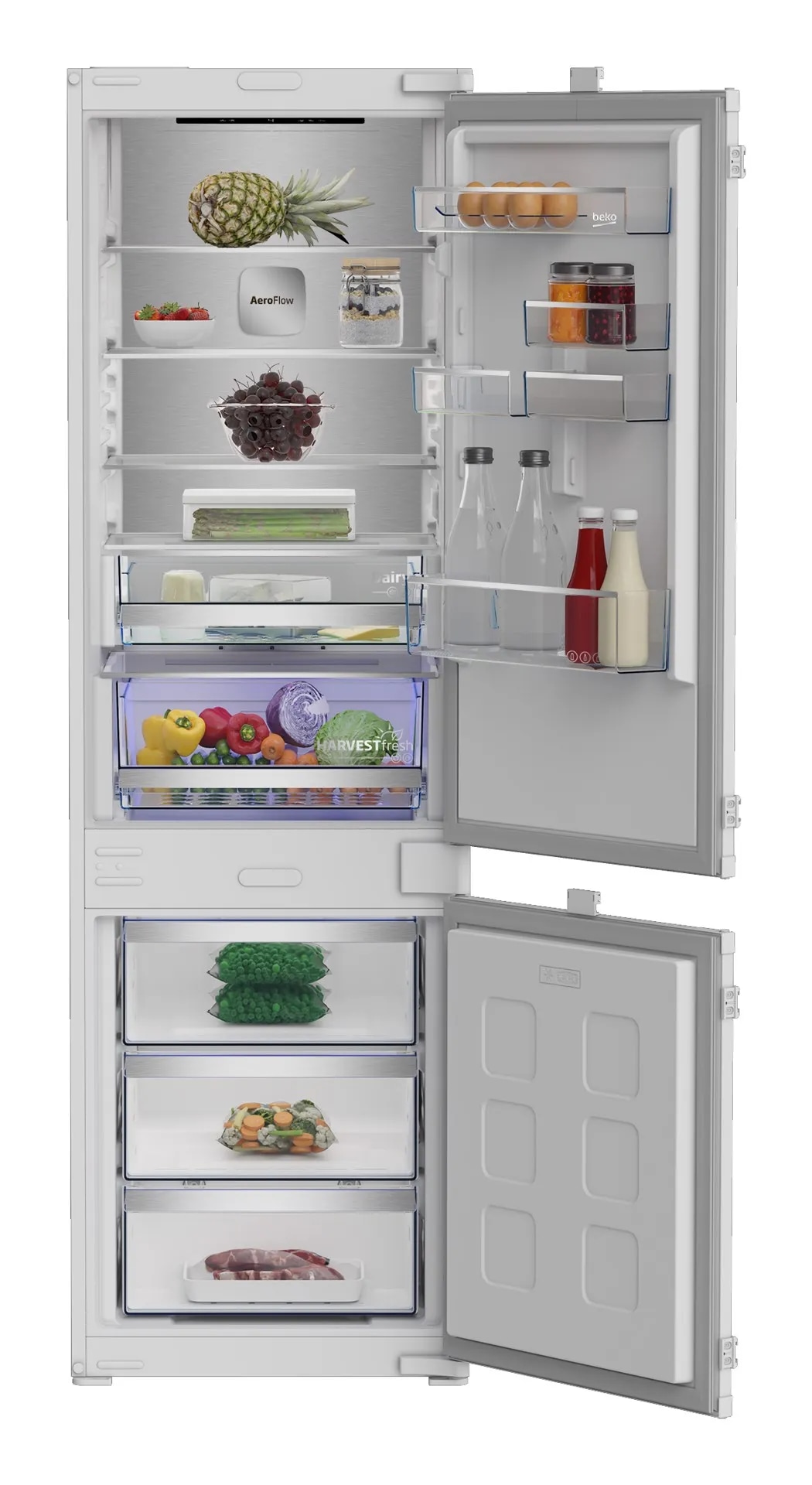 Frigorifero combinato da incasso B7BCNA295HS2 270 L BEKO - Offerta nel negozio Euronics