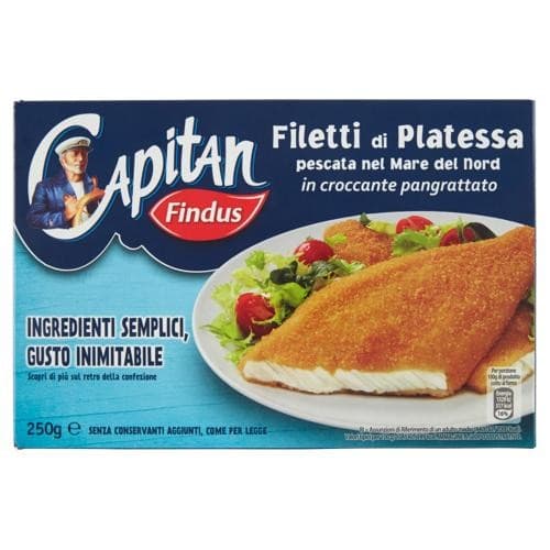 Findus filetti di platessa impanati extra croccanti surgelati, 250 g – Bennet