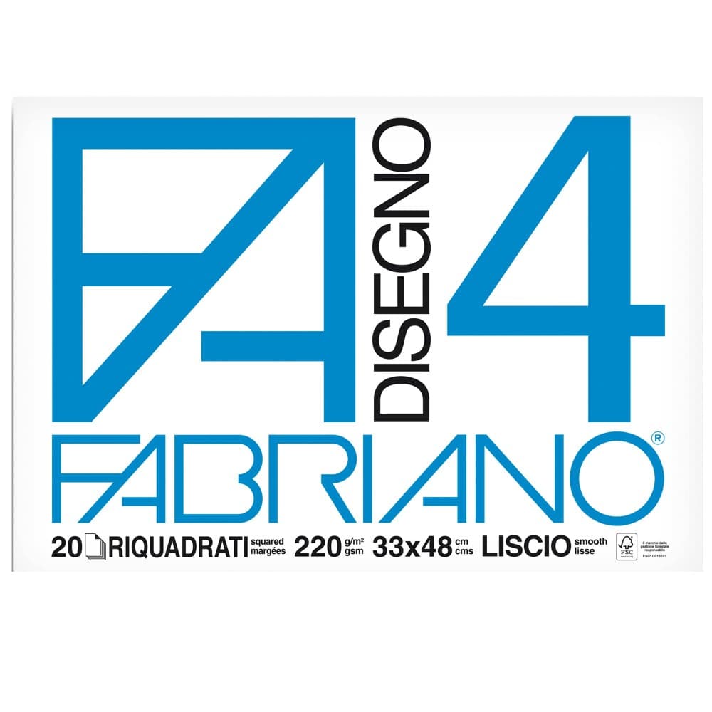 Blocco da disegno F4 Fabriano 33 x 48 cm in offerta da Coop