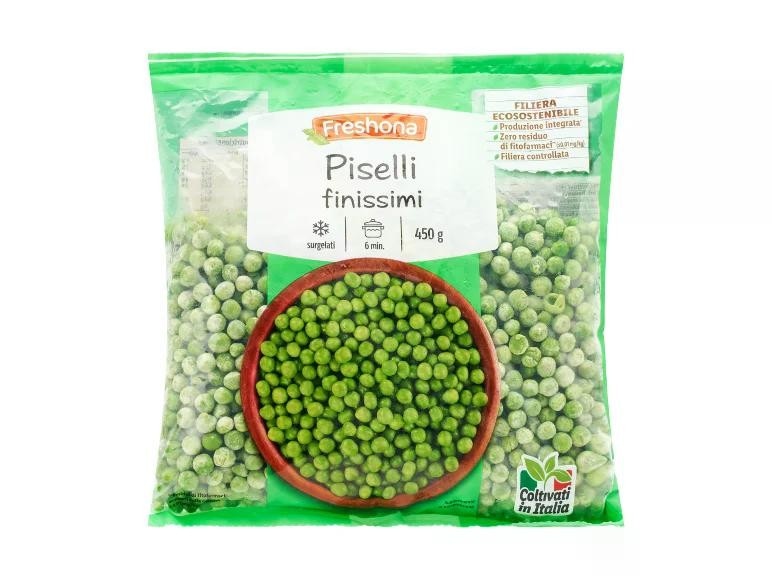 Freshona Piselli finissimi 450 g confezione in offerta da Lidl
