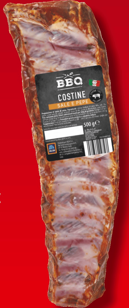 BBQ Costine di suino marinate, 500 g – ALDI