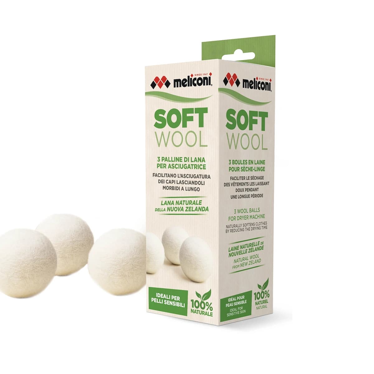 Soft Wool palline di lana 3 palline MELICONI in offerta da Euronics