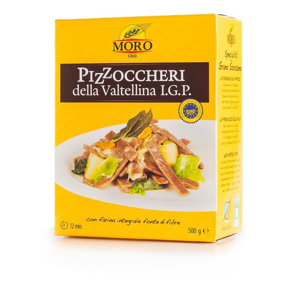 Pizzoccheri della Valtellina IGP Pastificio Moro, 500 g – Carrefour