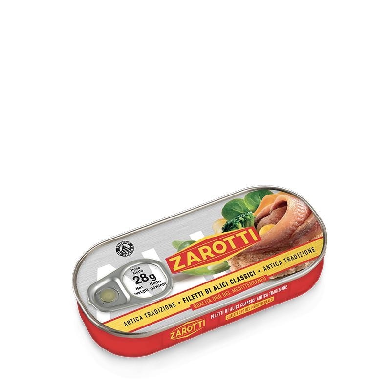 Filetti di Alici Classici Zarotti 28 g in offerta da Carrefour