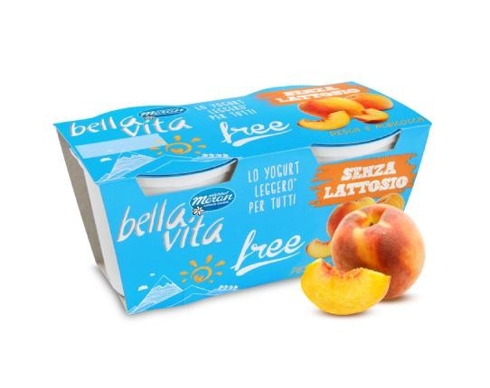 Yogurt Free Senza Lattosio Pesca e Albicocca Bella Vita 250 g - Offerta nel negozio Bennet