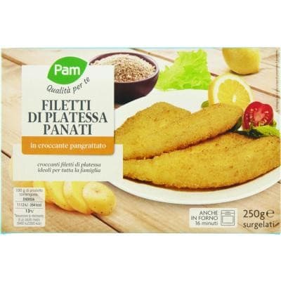 Filetti di platessa panati Pam, 250 g – Panorama