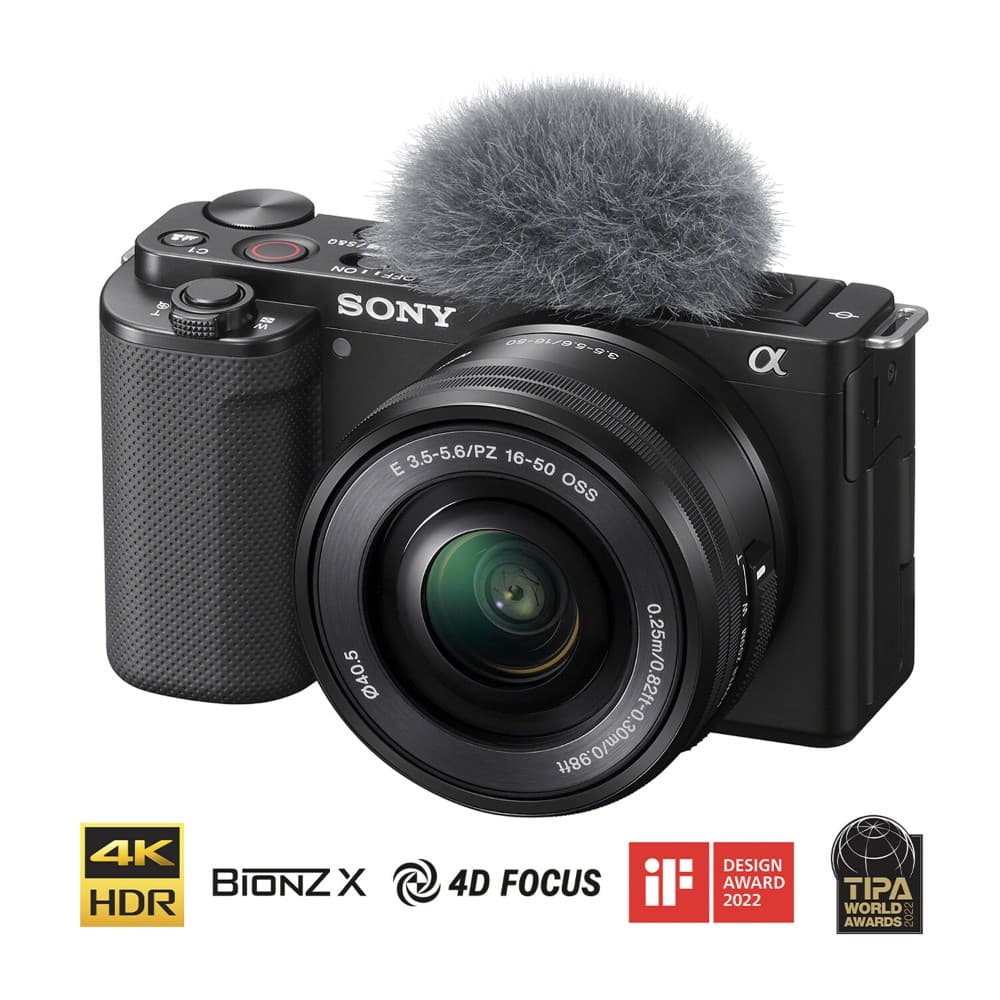 Sony ZVE10KB.CEC Fotocamera Mirrorless in offerta da Euronics