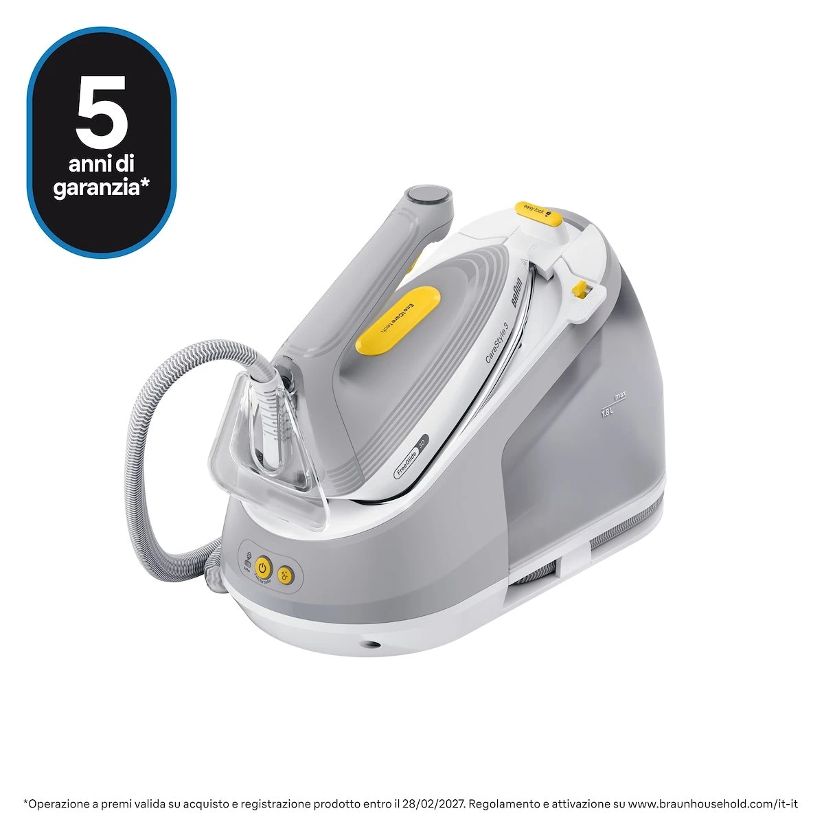 Braun Sistema da stiro IS3231GY CareStyle 3 in offerta da Euronics