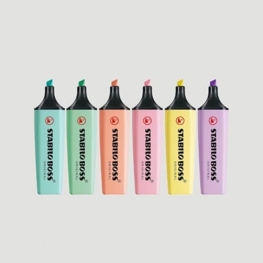 Stabilo Boss evidenziatori pastel conf. da 6 in offerta da Bennet