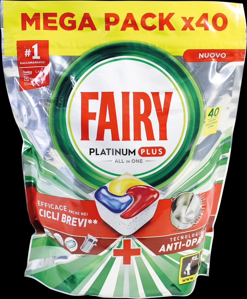 Fairy caps lavastoviglie 40 pz / 45 pz / 49 pz in offerta da Tigota