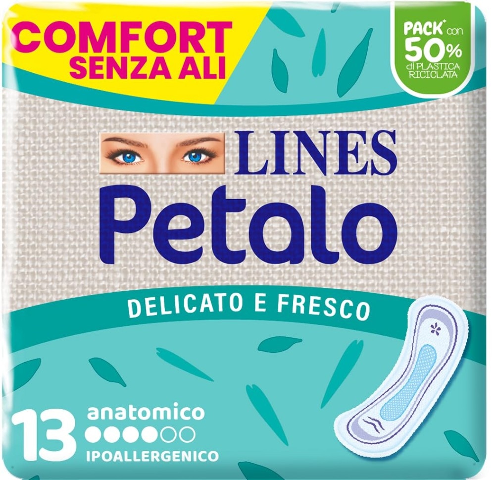 Lines Petalo assorbenti conf. 9-13 pezzi in offerta da Dm