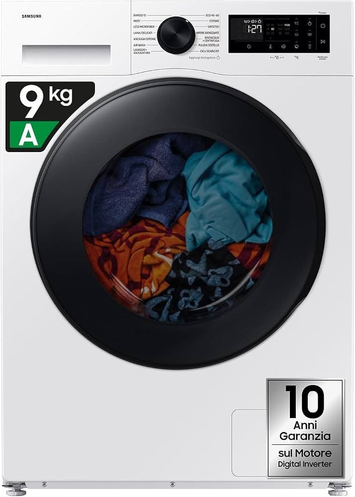 Lavasciuga Crystal Clean Samsung WD90DG5B15BEET, 9+6 kg – Carrefour