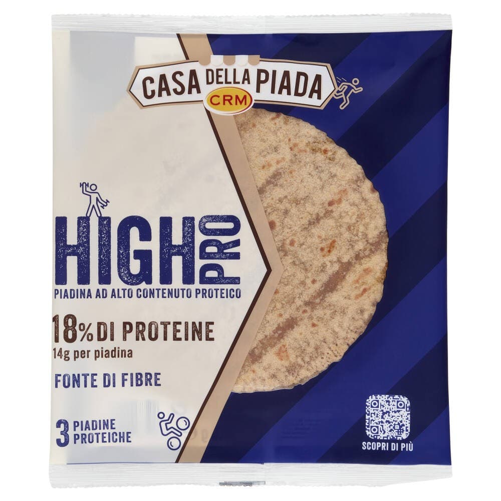Casa della Piada Piadina High Pro, 3 pezzi 225 g – Iper La grande i