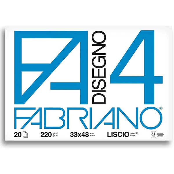 Blocco Fabriano F4 20 fogli in offerta da Carrefour