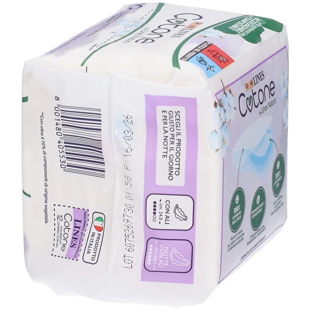 Lines Cotone Ultra Ali 10/12/24 pezzi in offerta da Risparmio Casa