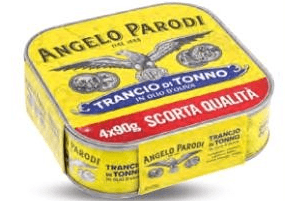 Angelo Parodi trancio di tonno in olio di oliva, 4 x 90 g – ALDI