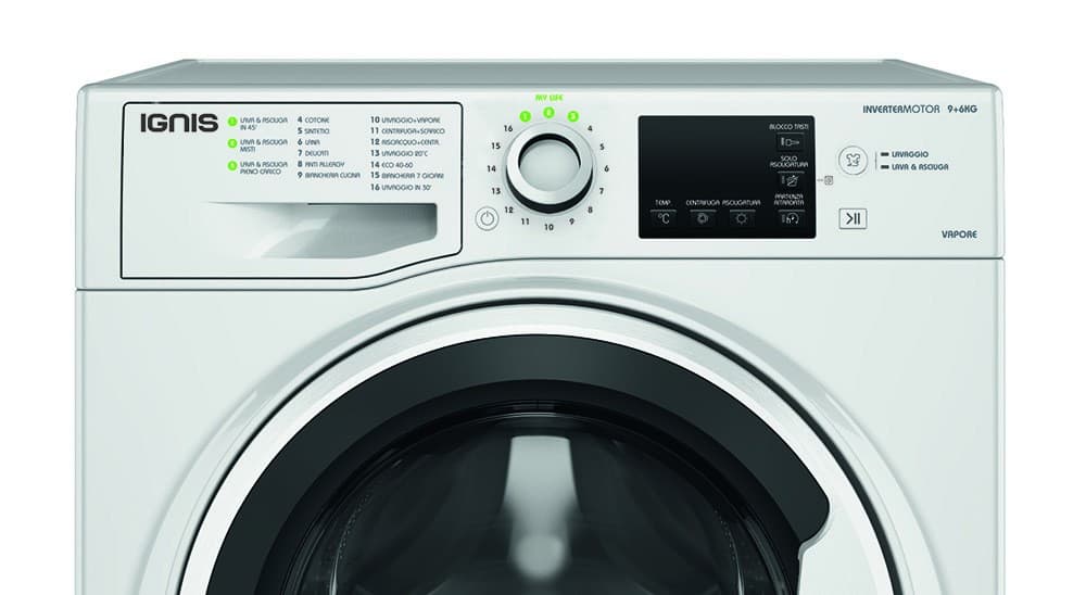 Ignis IGWD 964489 IT, Lavaggio 9kg, Asciugatura 6kg – Unieuro
