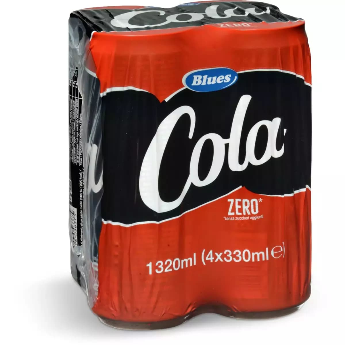 Blues Cola/Cola Zero, 4 x 330 ml – Eurospin