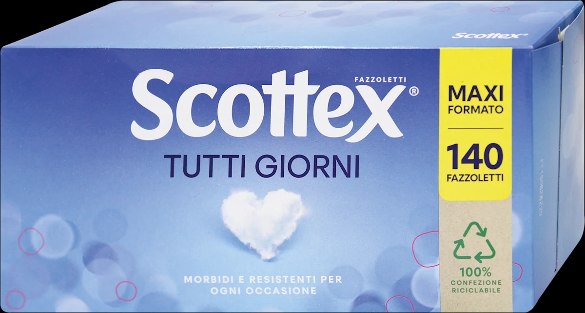 Scottex Tutti Giorni box veline 140 pezzi - Offerta nel negozio Dm