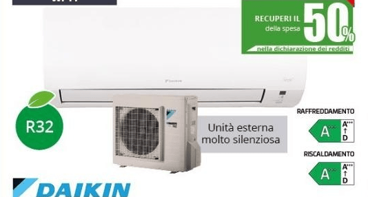 Climatizzatore Mono Split Essence ATXD35A/ARXD35A 12000 BTU Daikin in offerta da Comet