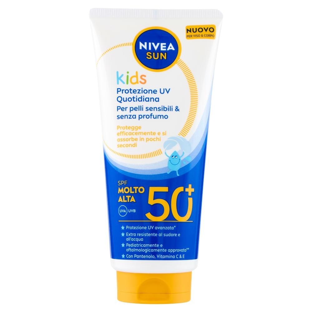 Protezione UV Quotidiana Kids SPF 50+ Nivea Sun 100 ml - Offerta nel negozio Carrefour