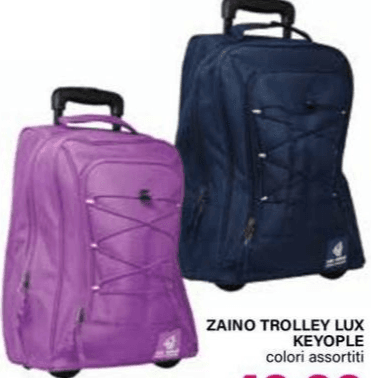 Zaino trolley Mix Deluxe in offerta da Il Gigante