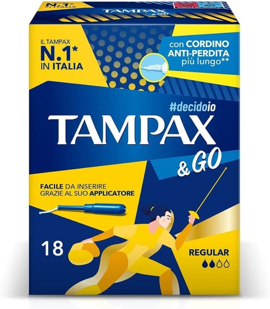 Assorbente Tampax Compak o Tampax Go – Il Gigante
