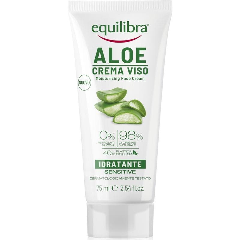 Equilibra Aloe Crema Viso Idrata 75 ml in offerta da Carrefour