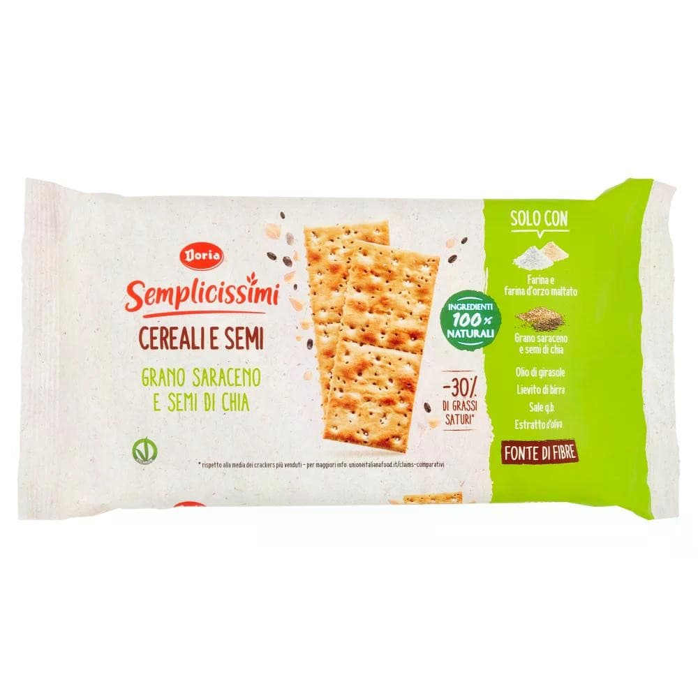 Crackers Semplicissimi Doria 245 g in offerta da Bennet