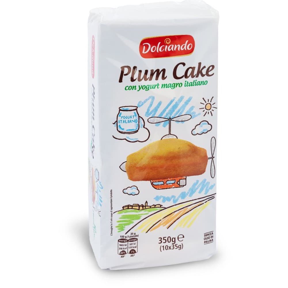 Plum Cake con yogurt 10 pz, 350 g Dolciando in offerta da Eurospin