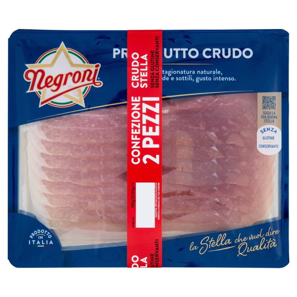 Prosciutto crudo 90 g x2 Negroni in offerta da Iper La grande i