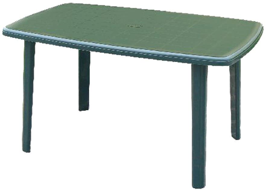Tavolo resina bianco/antracite/verde 137x85x72 cm in offerta da Maury's