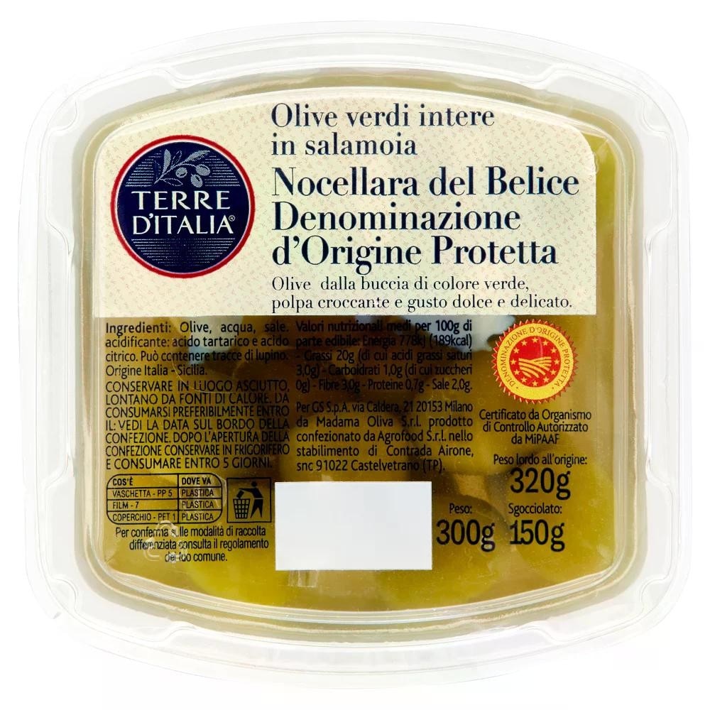 Olive Nocellara DOP Terre d'Italia 150 g in offerta da Carrefour