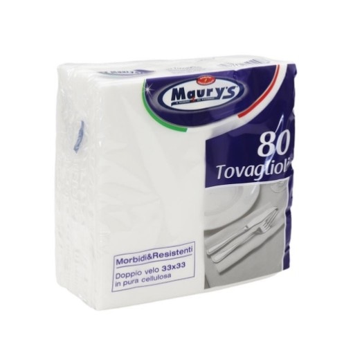 Maury's tovaglioli 80 pezzi in offerta da Maury's