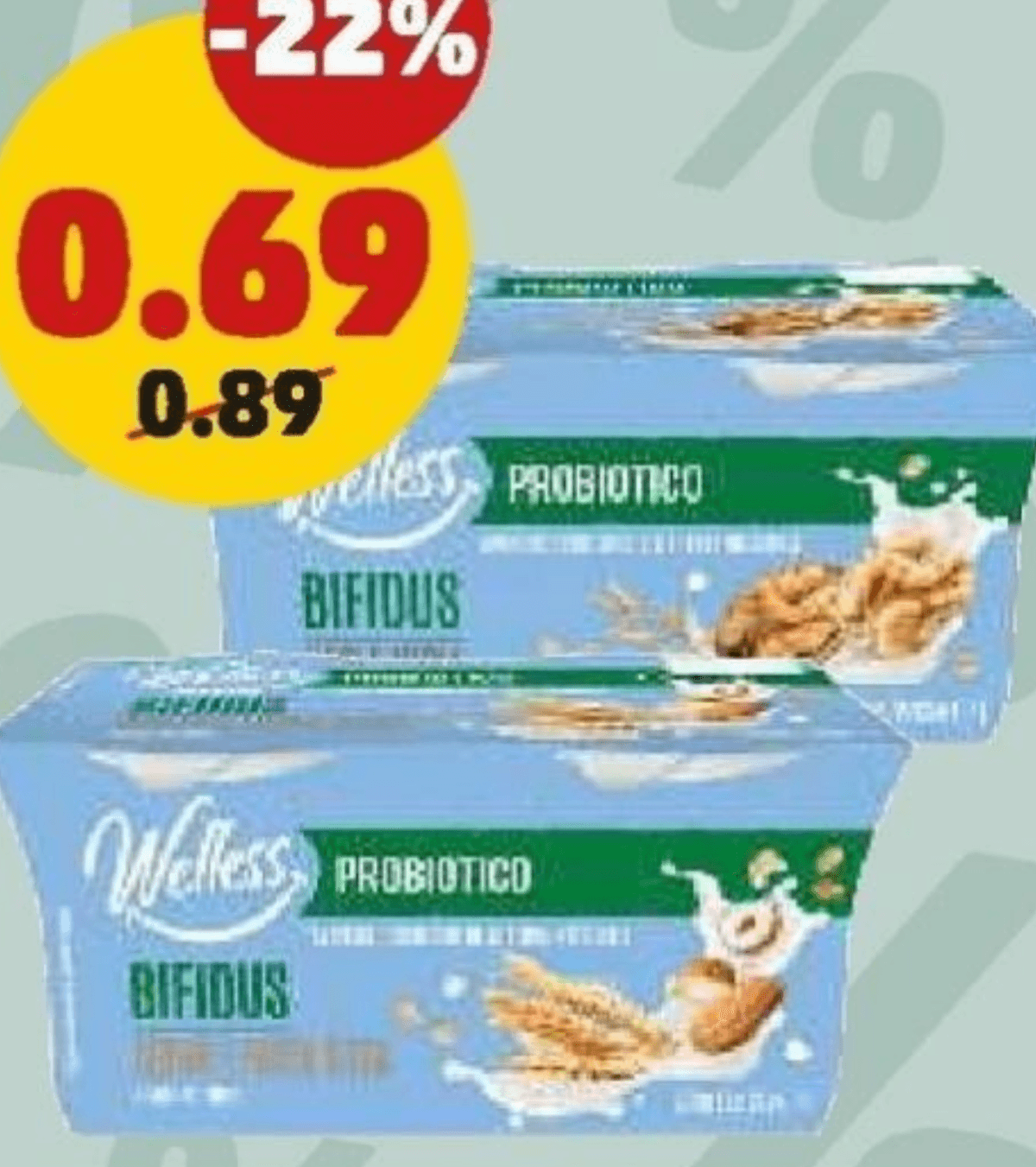 Probiotico Wellness conf. da 2 pz - 2 x 125 g = 250 g - Offerta nel negozio Penny