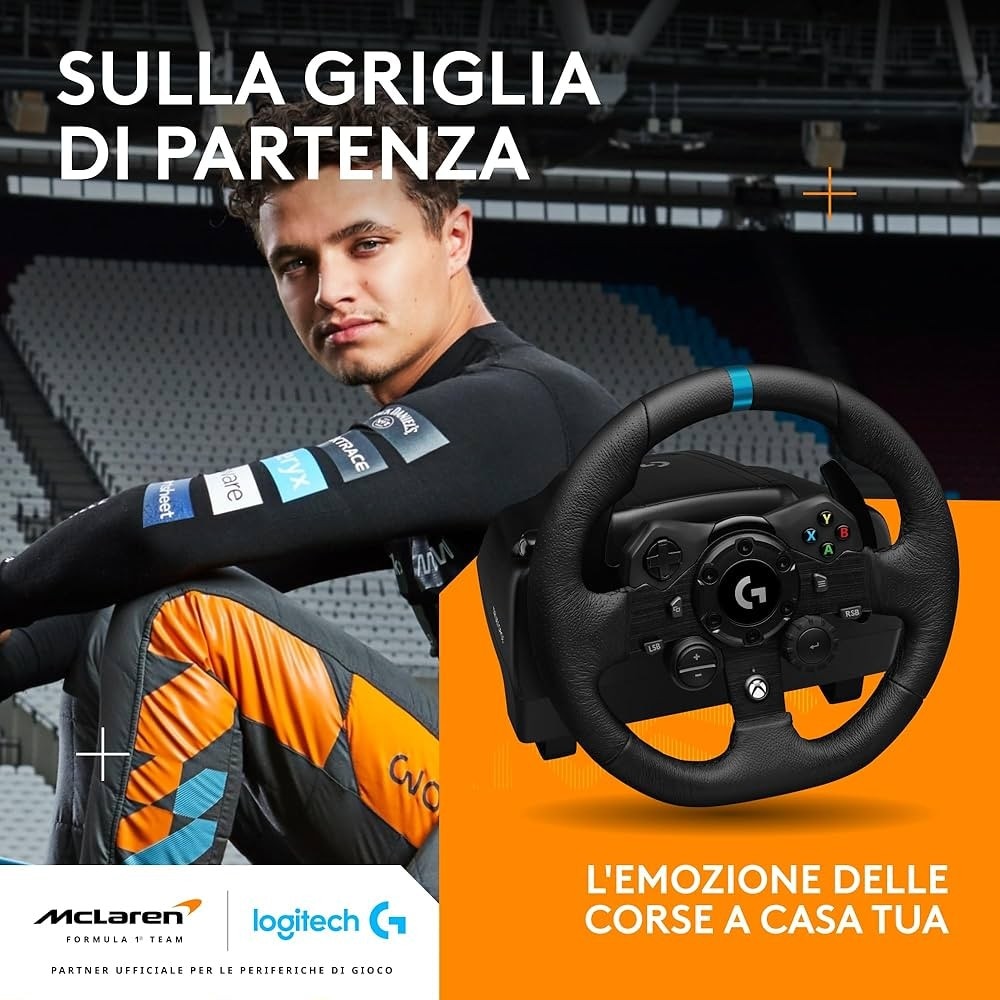 Volante Gaming G923 Trueforce Logitech in offerta da Euronics