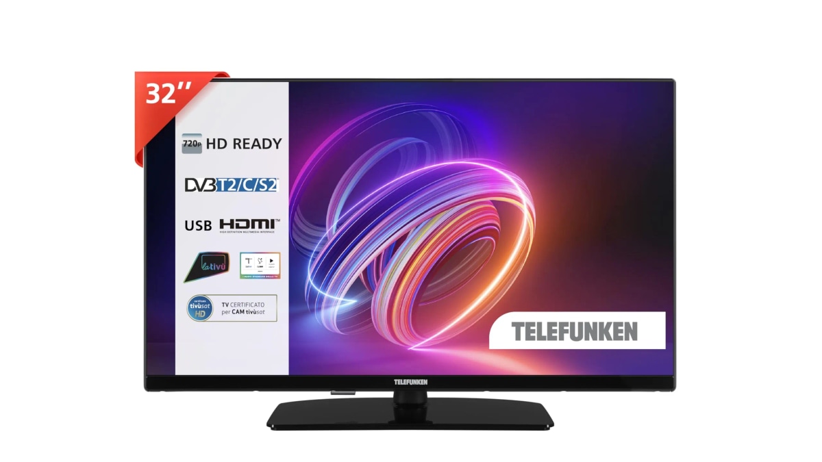 Telefunken LED Smart 32" in offerta da Euronics