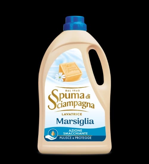 Spuma di Sciampagna detersivo lavatrice liquido Marsiglia, 36 lavaggi, 1.62 lt – Coop
