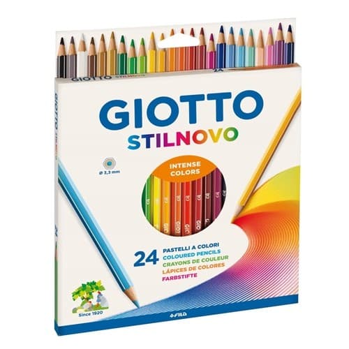 Pastelli Giotto Stilnovo 24 pezzi in offerta da Il Gigante