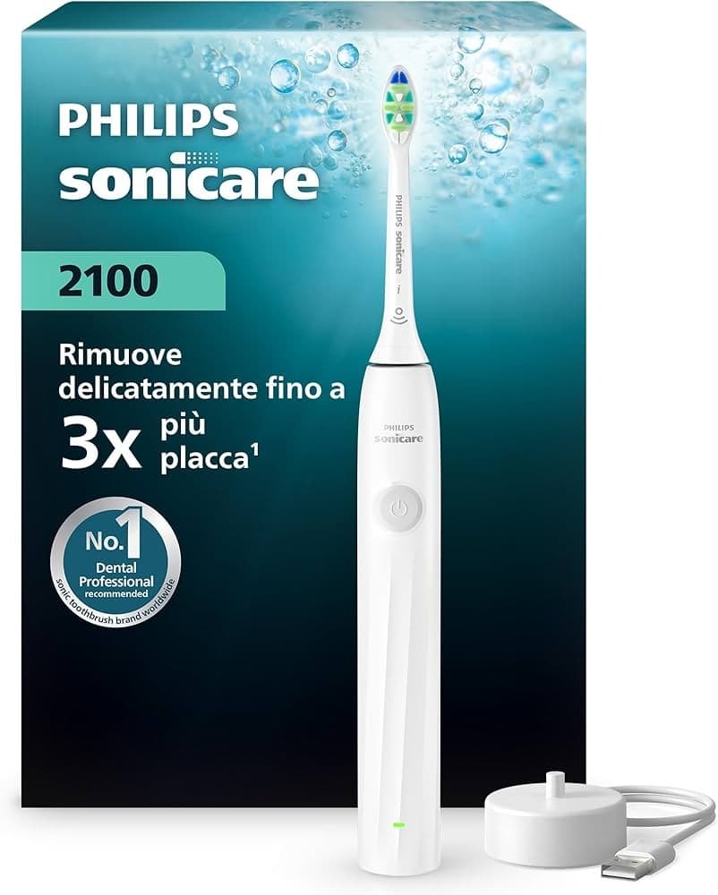 Spazzolino elettrico sonico Serie 2100 Philips Sonicare in offerta da Comet