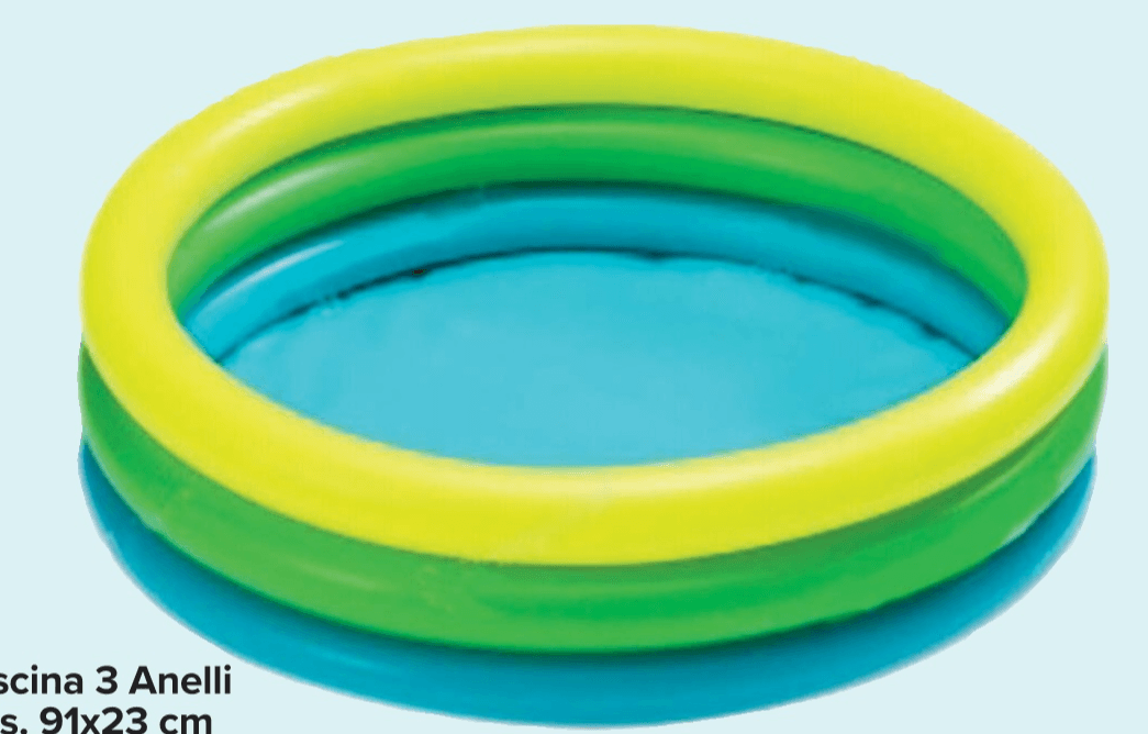Piscina 3 Anelli mis. 91x23 cm - Offerta nel negozio Carrefour