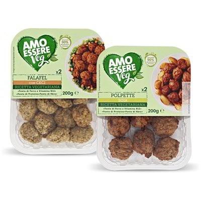 Polpette di Soia/Falafel con Ceci 200 g AMO ESSERE Veg - Offerta nel negozio Eurospin