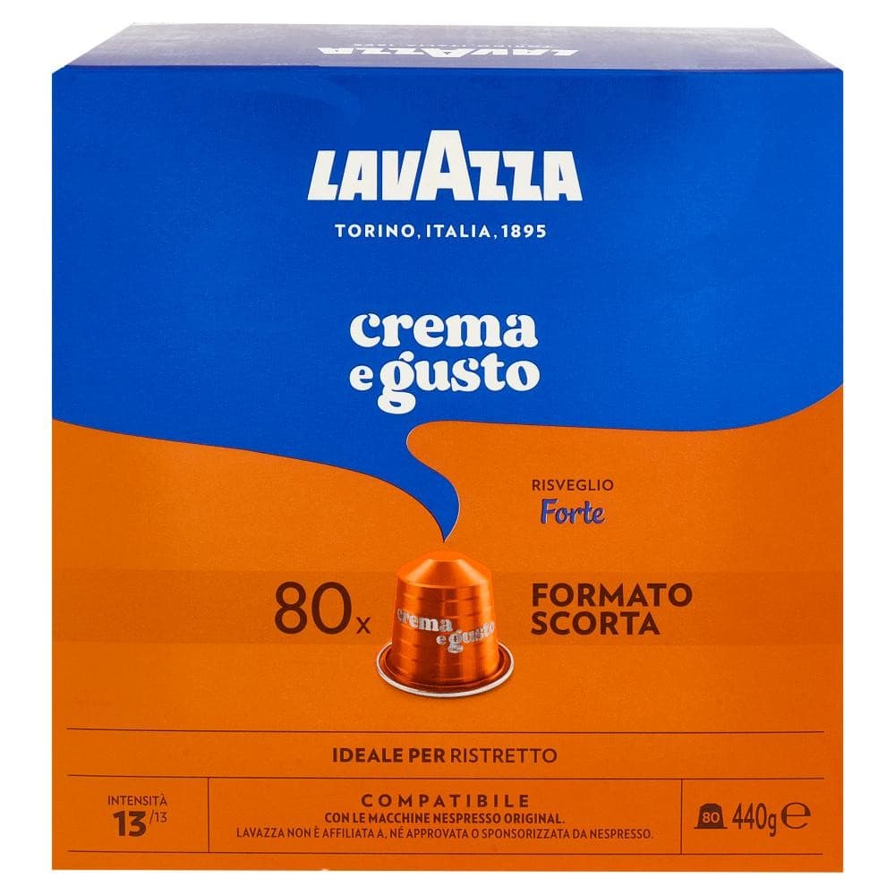 Capsule Nespresso Crema e Gusto, 80 pezzi Lavazza – Carrefour