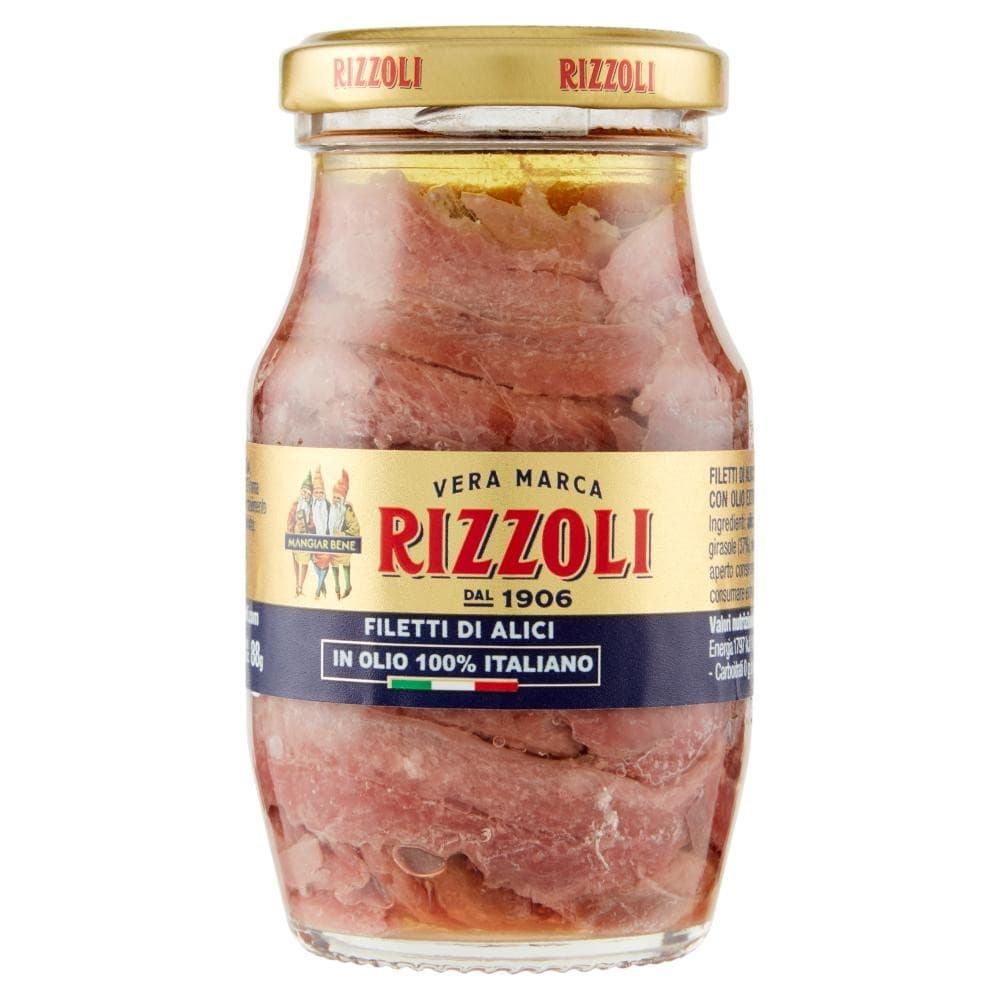Filetti di alici Rizzoli, 150 g – Il Gigante