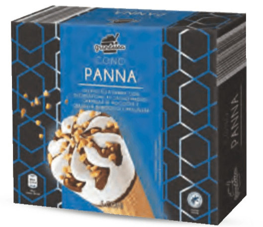 Grandessa coni alla panna 6 pezzi in offerta da ALDI