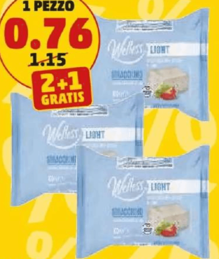Stracchino Light Welless 100 g - Offerta nel negozio Penny